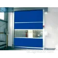 Blue Electric Aperation Warehouse Fast Rolling PVC -Tür